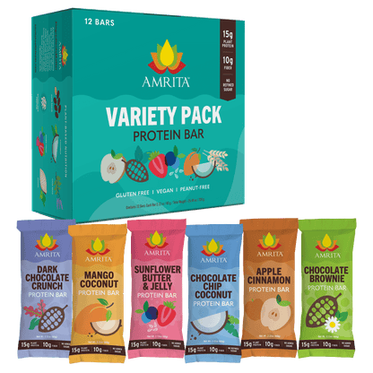 amrita-health-foods High Protein Bars Variety Pack