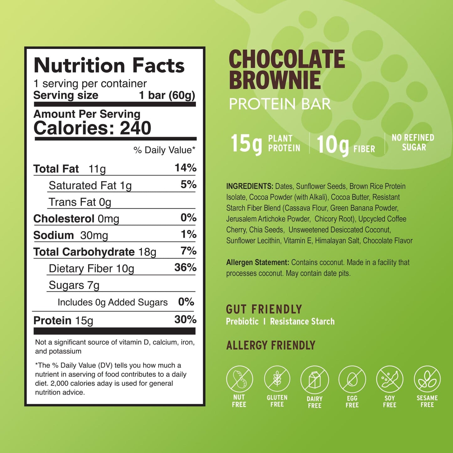 amrita-health-foods protein bars 12 Bars Chocolate Brownie