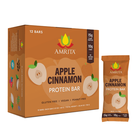 amrita-health-foods protein bars Apple Cinnamon