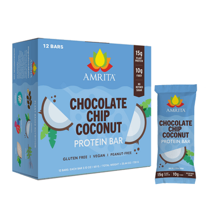 amrita-health-foods protein bars Chocolate Chip Coconut